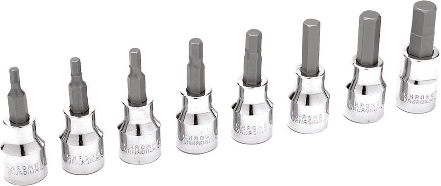 8 PC 3/8" SAE HEX BIT SET | W38870