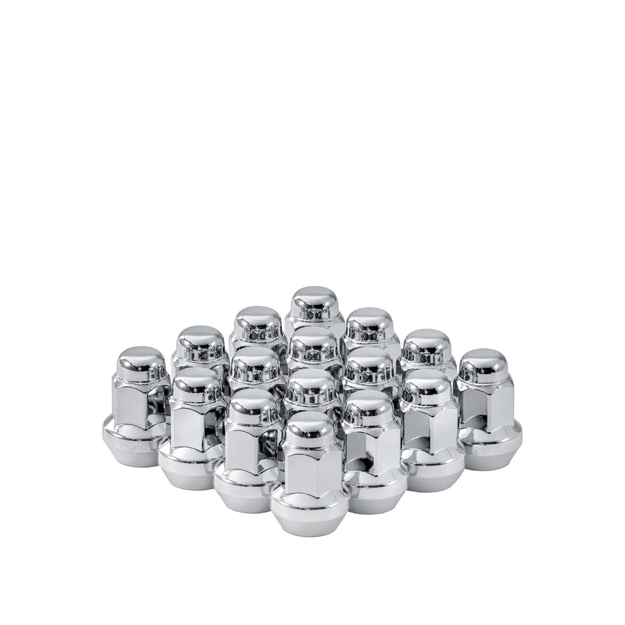 LUG NUTS CHROME POL 3/8"-24 60  TAPERED 16/PK