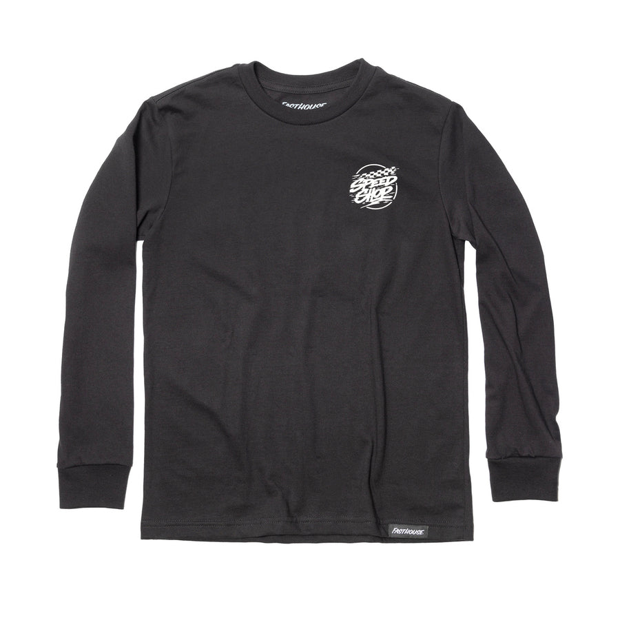 YOUTH BURNER LS TEE BLACK