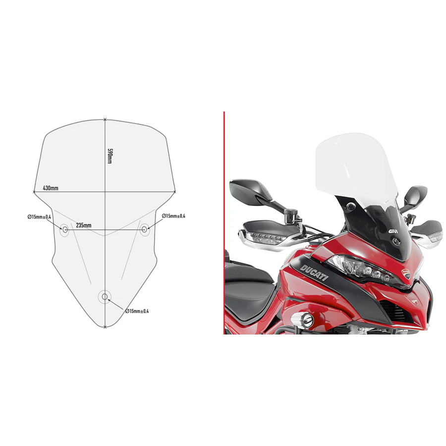 WINDSHIELD SPECIFIC CLEAR DUC | D7406ST