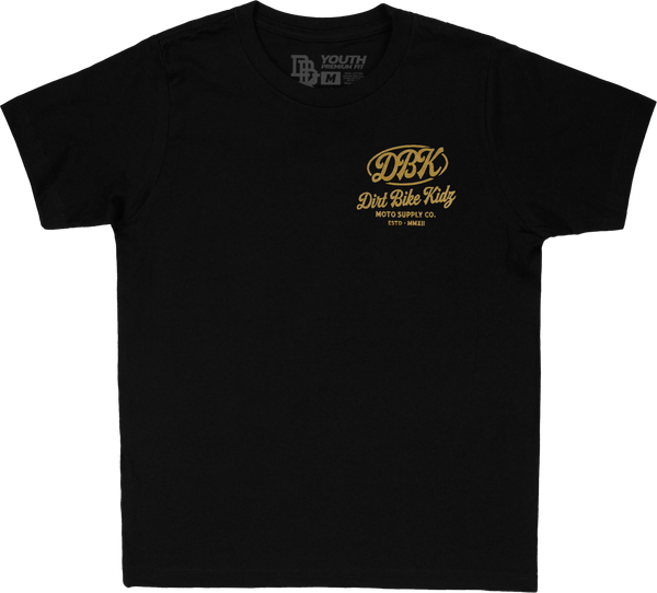 GOLD NUGGET YOUTH TEE BLACK YM | YT-GOLDNUGGET-M