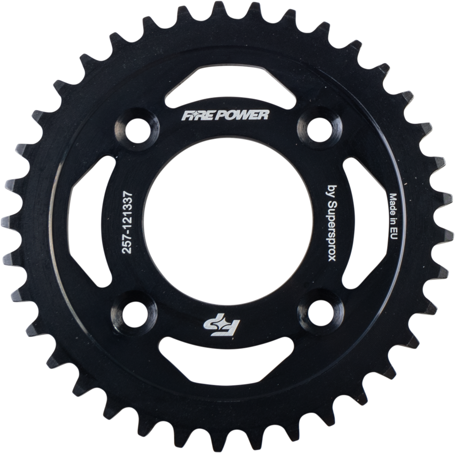 REAR SPROCKET STEEL 37T BLK