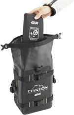 CANYON ADV CARGO BAG 8L ENGINE GUARD / TAIL BAG BLACK | GRT722B