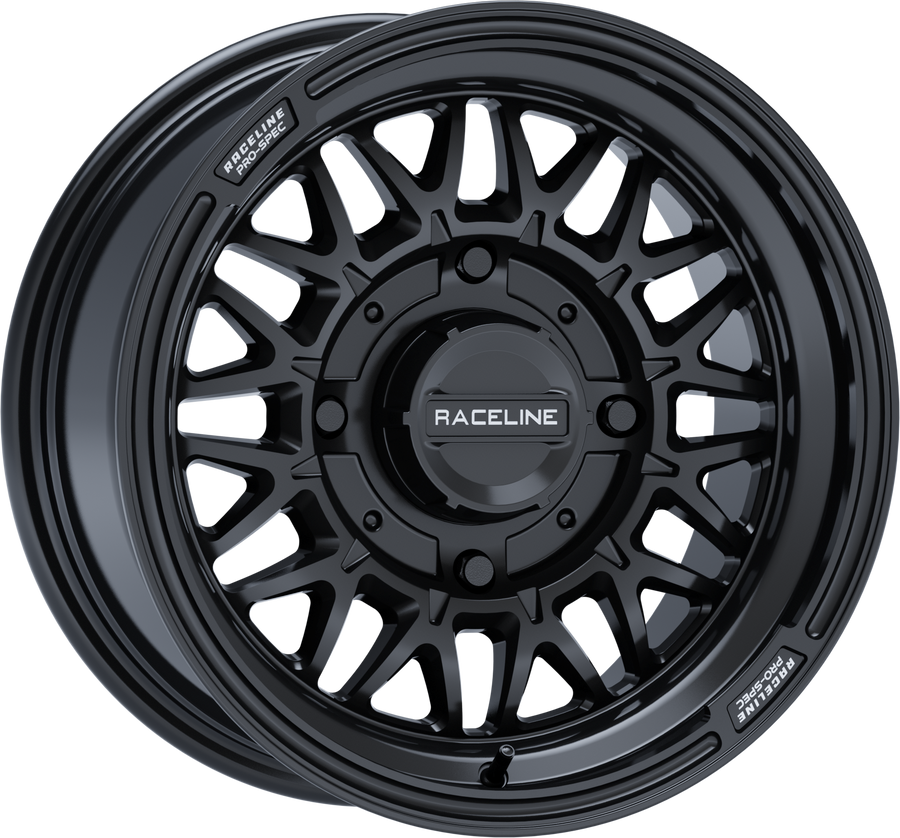 RACELINE OMEGA 15X7 4/137 5+2 (+10MM) GLOSS BLACK | A13GB-57037+10