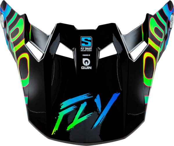 FORMULA S CARBON ZEN VISOR BLACK CARBON/BLUE/YELLOW YL/SM