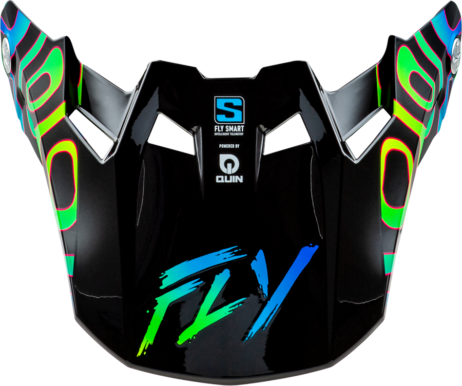 FORMULA S CARBON ZEN VISOR BLACK CARBON/BLUE/YELLOW XL/2X