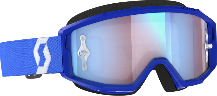 PRIMAL GOGGLE BLUE/WHITE BLUE CHROME WORKS
