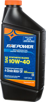 SYNTHETIC BLEND OIL 10W40 4T 1 QT (12/CASE  SOLD EA) | 196982