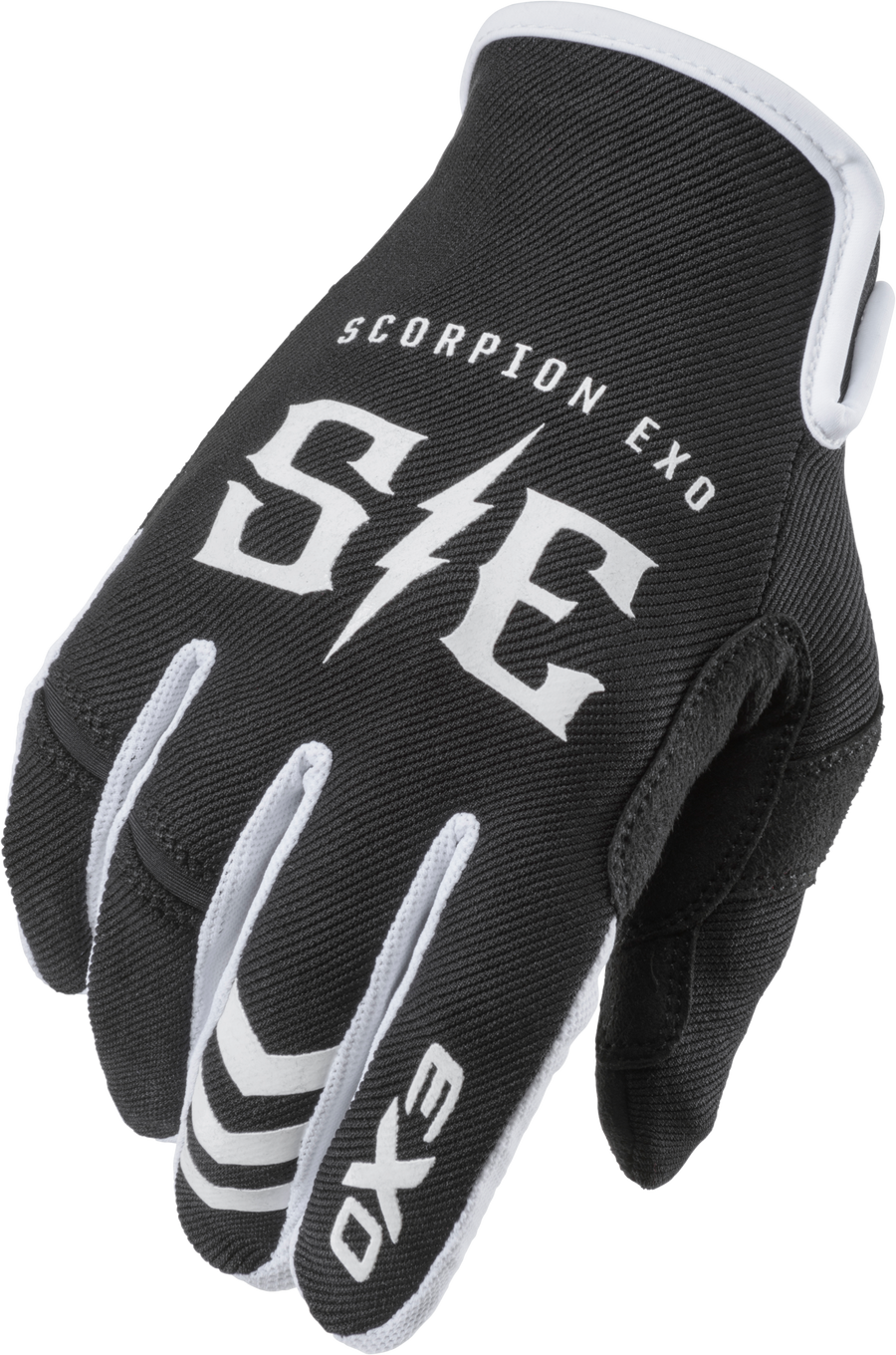 AIR-STRETCH GLOVES CHARGE BLACK/WHITE 3X