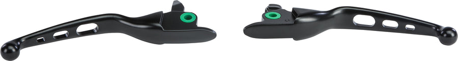 3-HOLE LEVER SET BLACK TOURING 17-20 EXCEPT TRI GLIDE