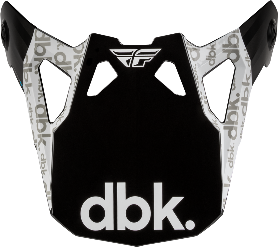 FORMULA CP DBK VISOR BLACK/WHITE/GREY YL-LG