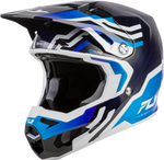 FORMULA S CARBON BYTE HELMET BLUE CARBON/BLUE/WHITE 2X