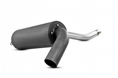 SINGLE SLIP-ON SYSTEM W/ 4.25" SPORT MUFFLER BLK | AT-6108SP