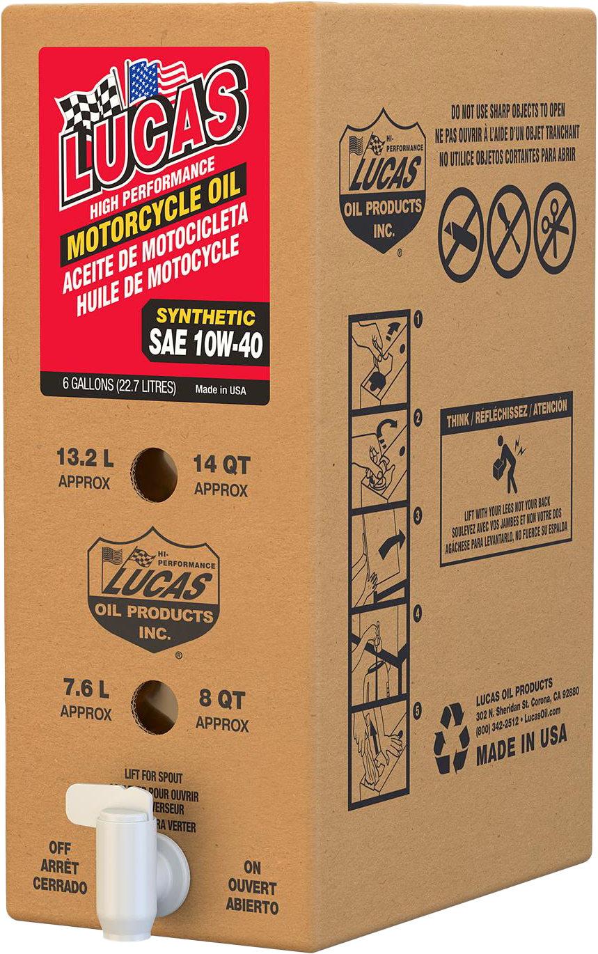 SYNTHETIC HIGH PERFORMANCE OIL 10W40 6GAL BIB