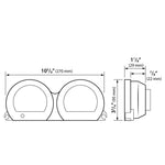 HD-03X 4 PIECE GAUGE KIT TOURING 14-23 | BA064930