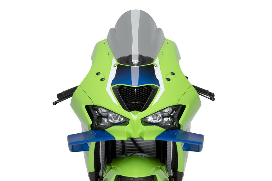 WINDSCREEN Z-RACING SMOKE KAW