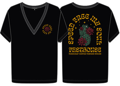 WM DESRT STAR TEE BLK