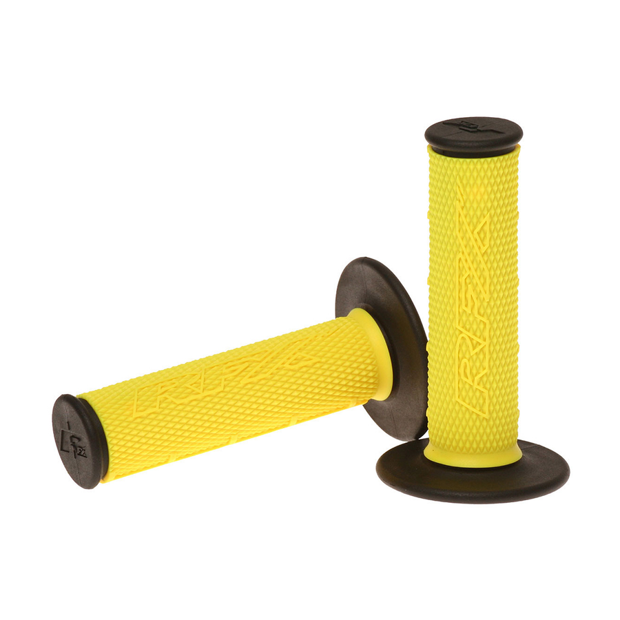DUAL COMPOUND GRIPS YELLOW WITH BLACK ENDS | FXHG 20200 99YL