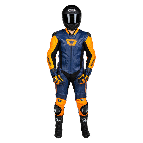 APEX V1 1PC SUIT ORG/BLU