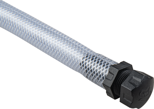 FILLER HOSE W/SCREW CAP REINFORCED 12" | 300-10012