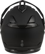 GM-11S SNOW HELMET W/ ELEC SHIELD MATTE BLACK 3X