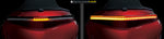 REAR SPOILER WITH LED LIGHTS DYNAMIC SEQUENTIAL BLACK HON
