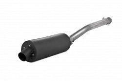 SINGLE SLIP-ON SYSTEM W/ 4.25" SPORT MUFFLER BLK | AT-6203SP