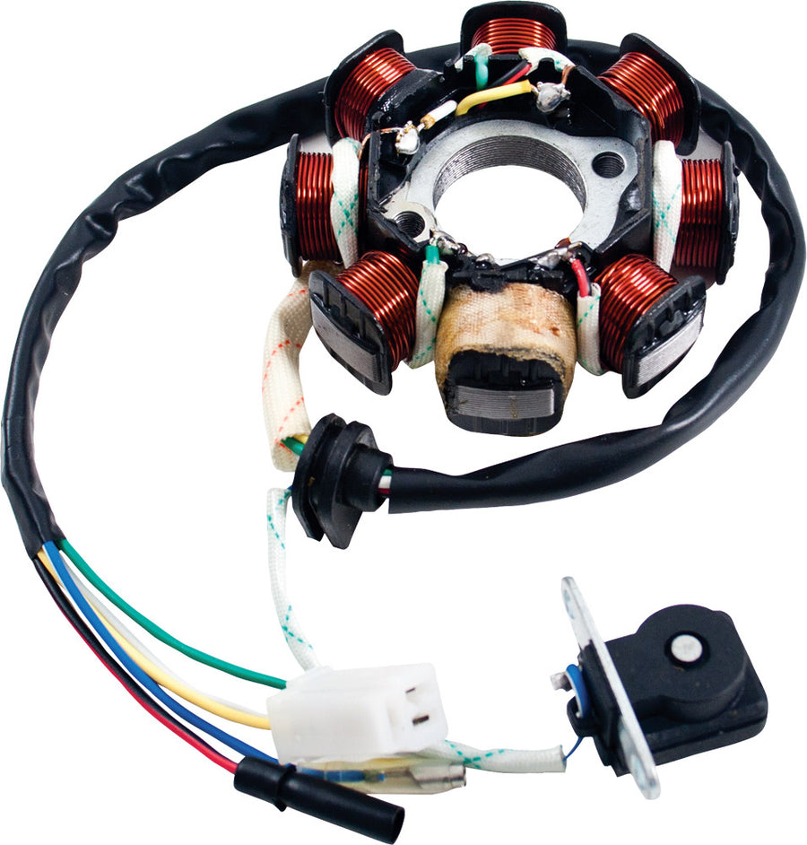 50CC 8-COIL MAGNETO/STATOR VERTICAL/GY6 4-STROKE