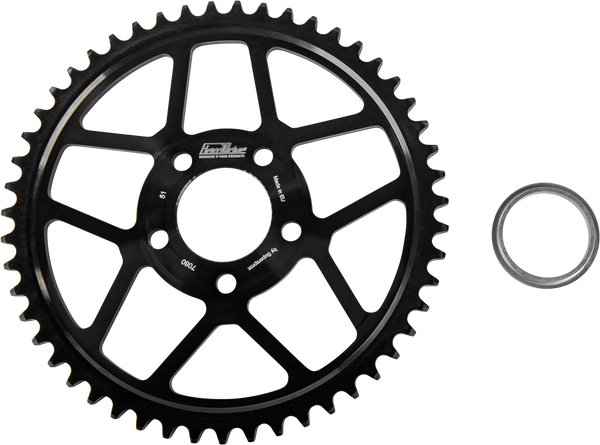 REAR STEEL SPROCKET 51T FLAT 84-22