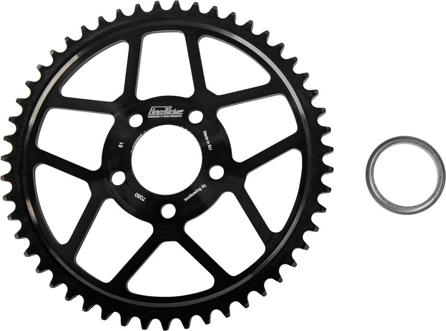 REAR STEEL SPROCKET 51T FLAT 84-22