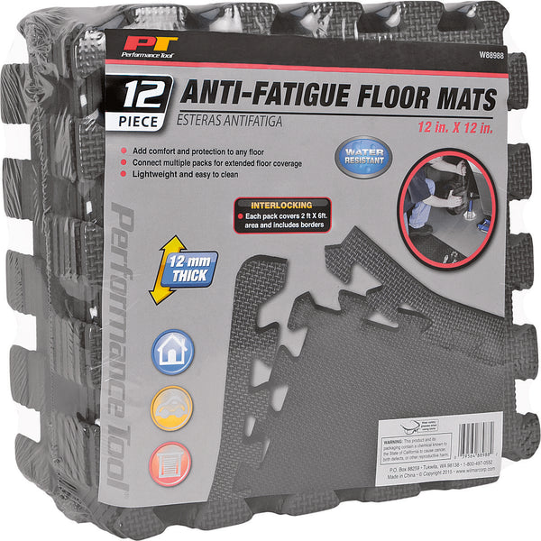 SHOP FLOOR MATS 12/PC | W88988