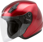 OF-17 OPEN-FACE HELMET CANDY RED 2X