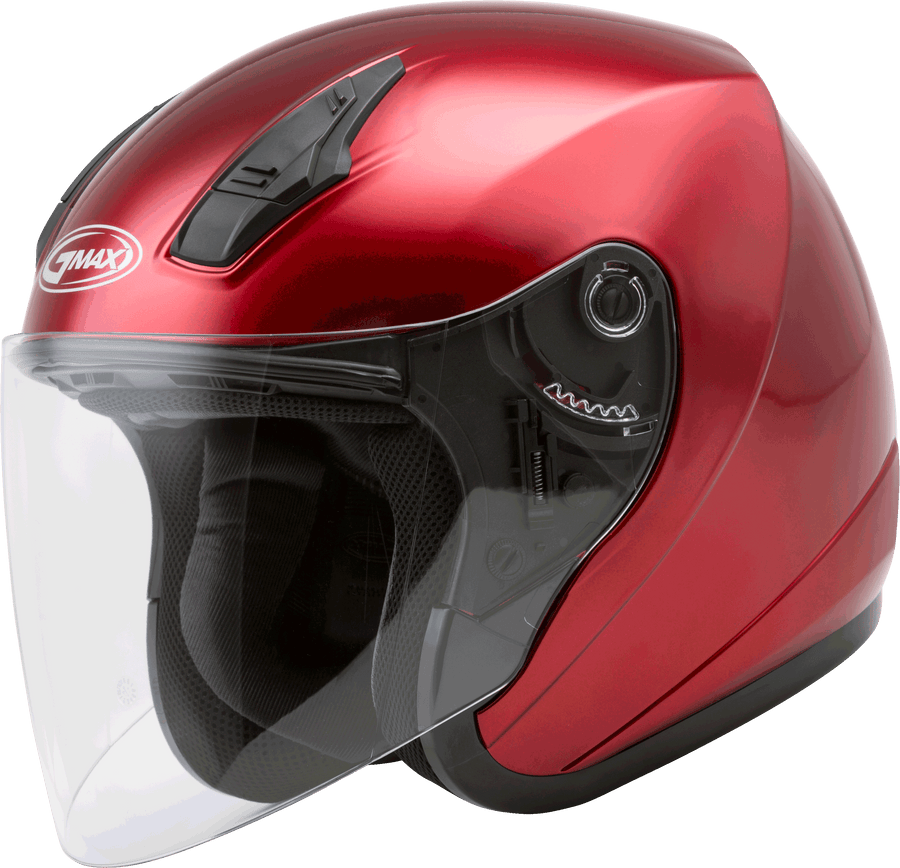 OF-17 OPEN-FACE HELMET CANDY RED MD
