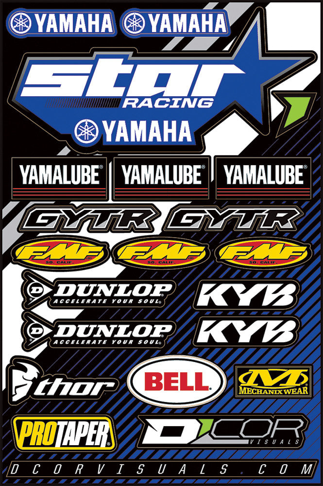 STAR YAMAHA DECAL SHEET | 40-50-116