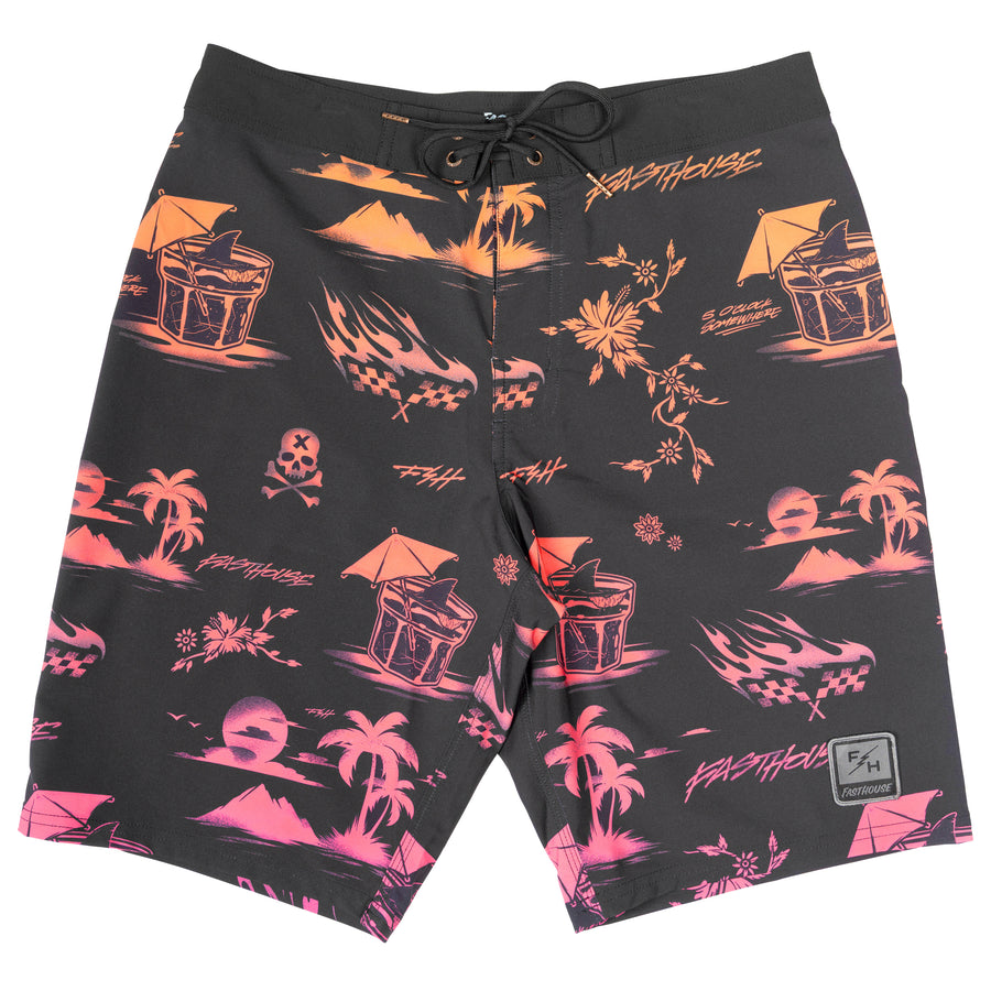 HIDEOUT 21 BORDSHRT BK/PK