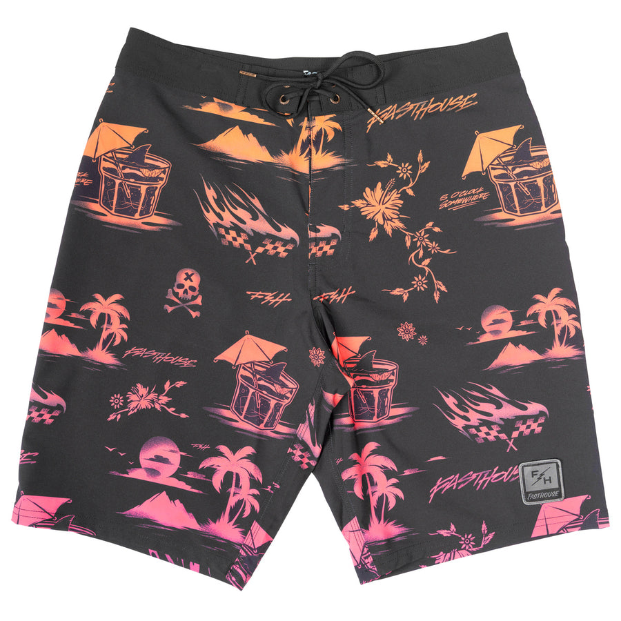 HIDEOUT 21 BORDSHRT BK/PK