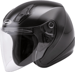 OF-17 OPEN-FACE HELMET BLACK LG