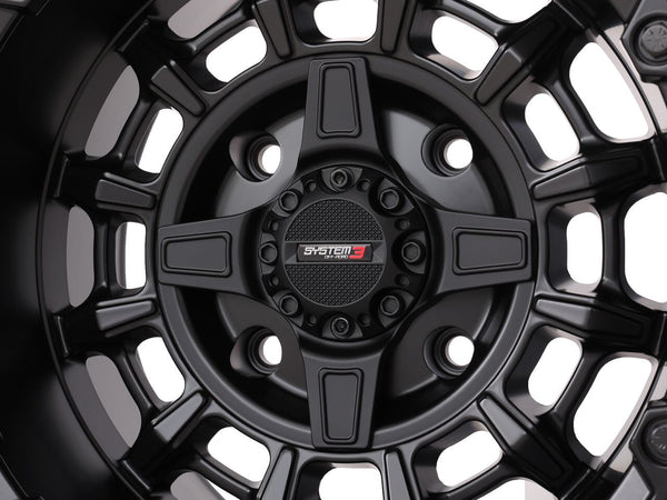 SB10 WHEEL 15X9 5+4 (+10MM) 4/137 & 4/156 MATTE BLACK