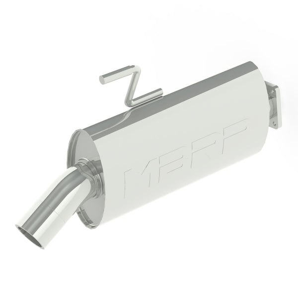 SINGLE SLIP-ON SYSTEM W/ OVAL SPORT MUFFLER CHROME | AT-9301SP