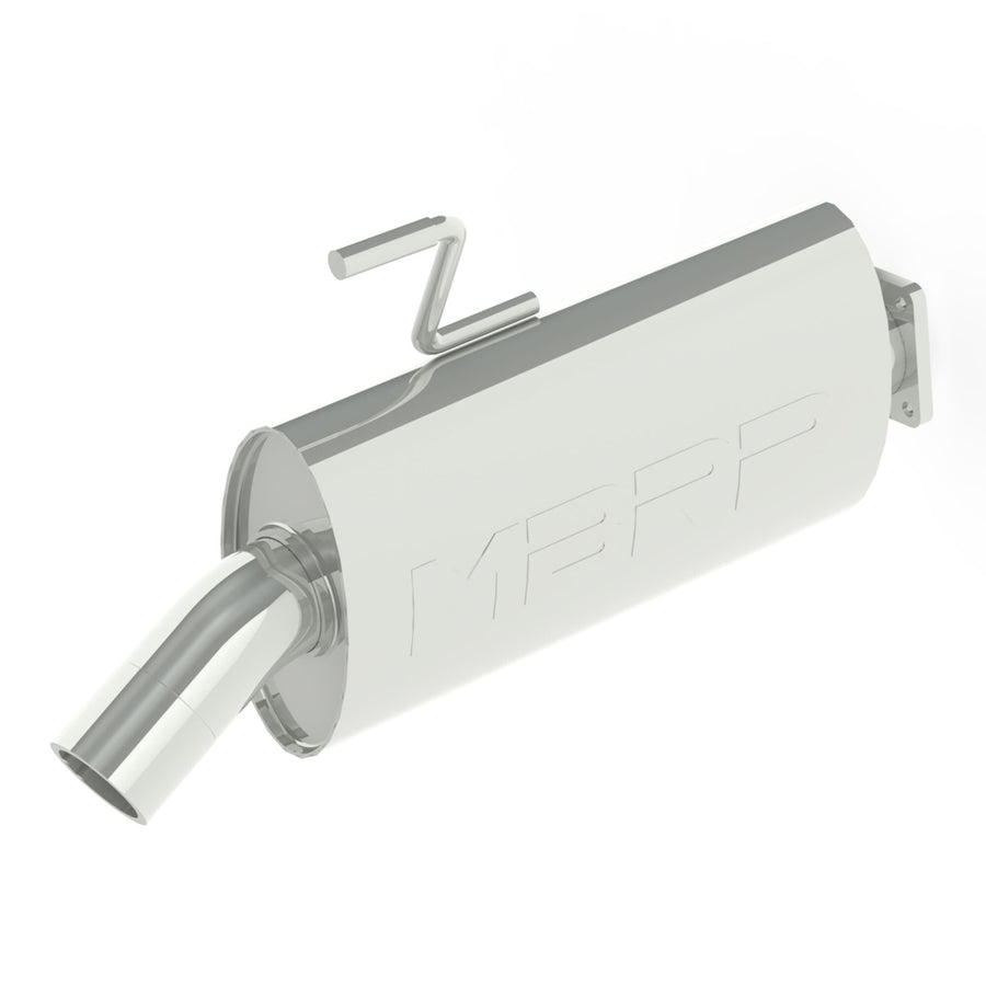 SINGLE SLIP-ON SYSTEM W/ OVAL SPORT MUFFLER CHROME | AT-9301SP