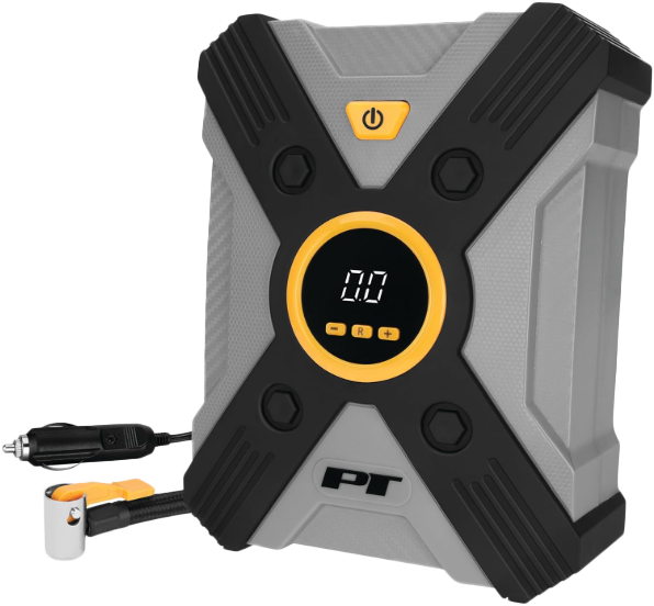12V DIGITAL TIRE INFLATOR W/ AUTO-STOP AND LED LIGHT | W7902