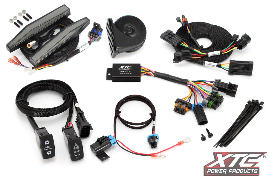 AUTO TURN SIGNAL KIT W/ HORN AND FRONT DRL LIGHTS CAN