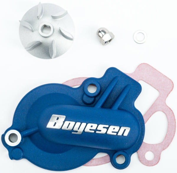 WATERPUMP COVER & IMPELLER KIT BLUE KTM/HUS/GAS