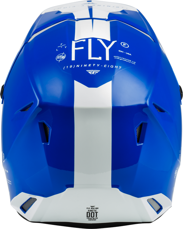 KINETIC LITE RIVAL HELMET GLOSS BLUE/WHITE