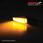 GW-04 LED TURN SIGNALS SEQUENTIAL MATTE BLACK PAIR | HE051001