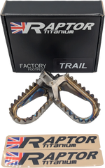 TITANIUM FOOT PEGS ADV PR YAM
