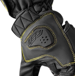 S1 GLOVE BLK/FLO-YEL LEATHER