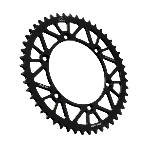REAR RACELITE SPROCKET ALUM 49T-520 BLK KAW/SUZ | JTA460.49BLK