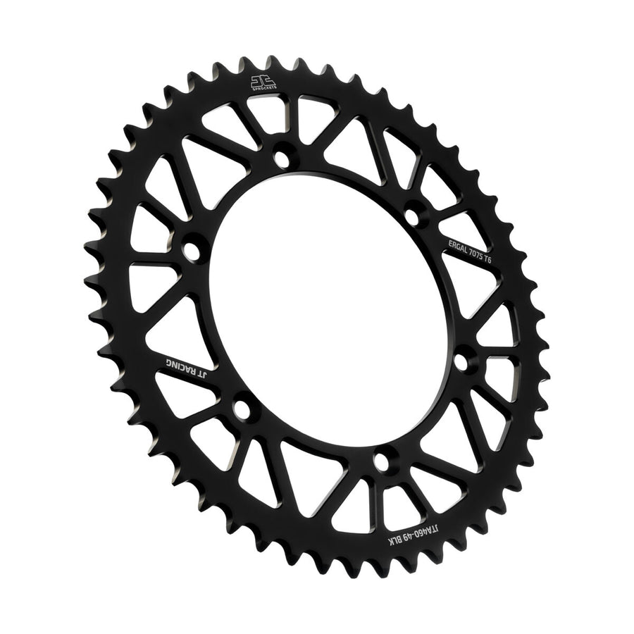 REAR RACELITE SPROCKET ALUM 49T-520 BLK KAW/SUZ | JTA460.49BLK