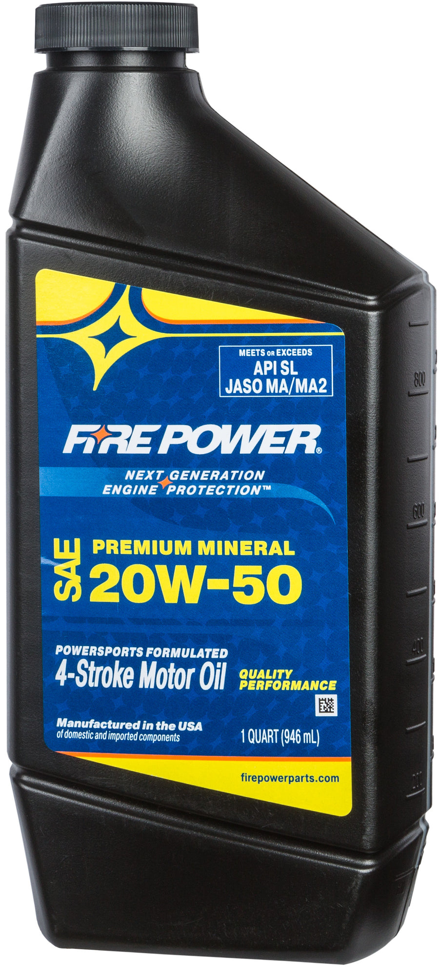 MINERAL OIL 20W50 4T 1 QT (12/CASE  SOLD EA)